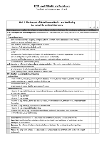 Assessment tool unit 6 new course level 2