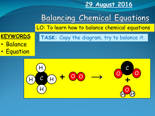 Chemical Calculations- Balancing Chemical Equations 1 (FREE SAMPLE)