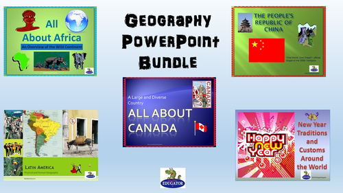 Geography Around the World PowerPoint Bundle