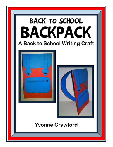 Back to School Backpack Writing Craft