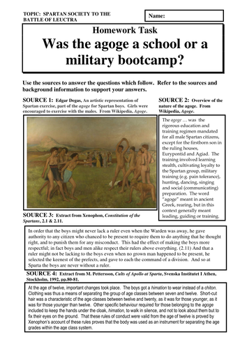 Was the agoge a school or a military bootcamp?