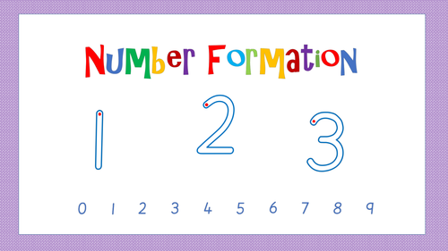 Free Number Formation Animated PowerPoint Sample