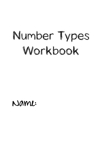 Number Types workbook