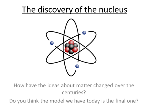 Physics A-Level Year 2 Lesson - Discovery of the nucleus (PowerPoint AND lesson plan)