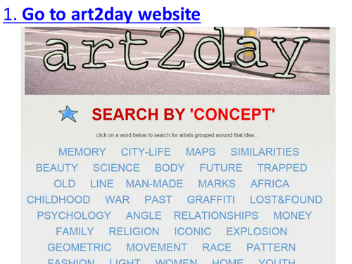 Useful links: online resources for researching art