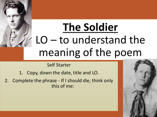 The Soldier by Rupert Brooke