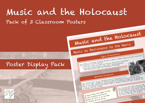 Music and the Holocaust – Classroom Poster Display Pack