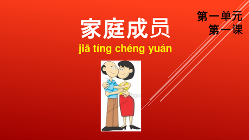 Mandarin Chinese Year 1: Lesson 1-1: Mum and Dad