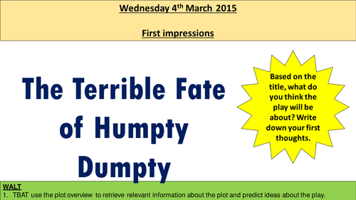 LA SoW The Terrible Fate of Humpty Dumpty
