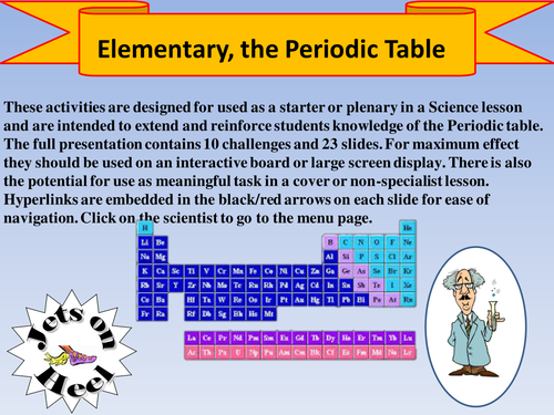 The Periodic Table