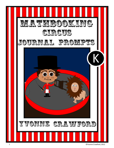 Circus Math Journal Prompts (kindergarten)