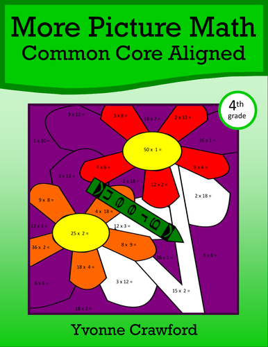 Color by Number #2 (fourth grade) Color by Multiplication and Rounding