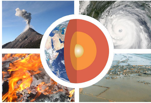 AQA 2016 Geography - The challenge of natural hazards - living with the physical environment - all topics - fully resourced lessons