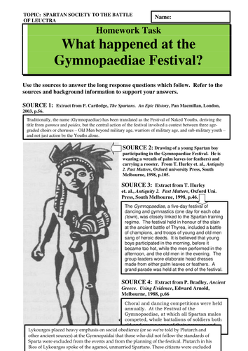 What happened at the Gymnopaediae Festival?
