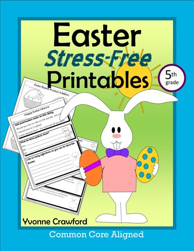 Easter NO PREP Printables - Fifth Grade Common Core