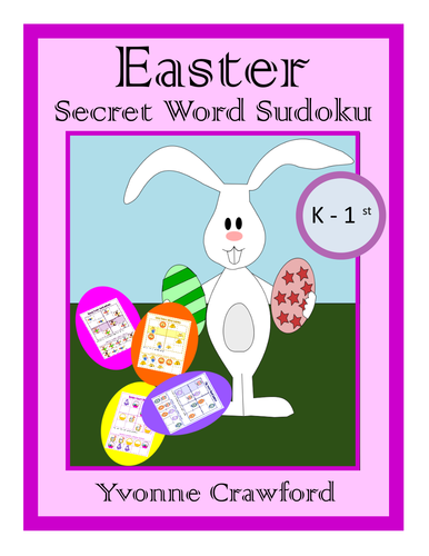Easter Sudoku (kindergarten and 1st grade)