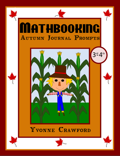 Fall Math Journal Prompts (3rd and 4th grade)