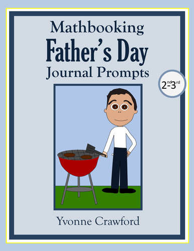 Father's Day Math Journal Prompts (2nd & 3rd grade)