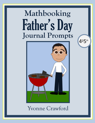 Father's Day Math Journal Prompts (4th & 5th grade)