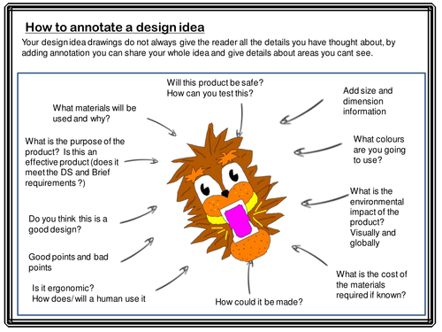 Design Annotation Sheet