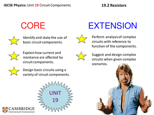 iGCSE Physics - Resistors and Calculations