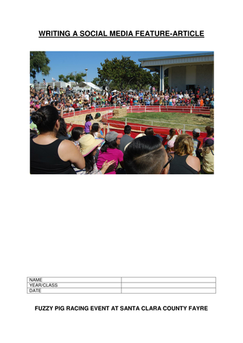 WRITING A SOCIAL MEDIA ARTICLE