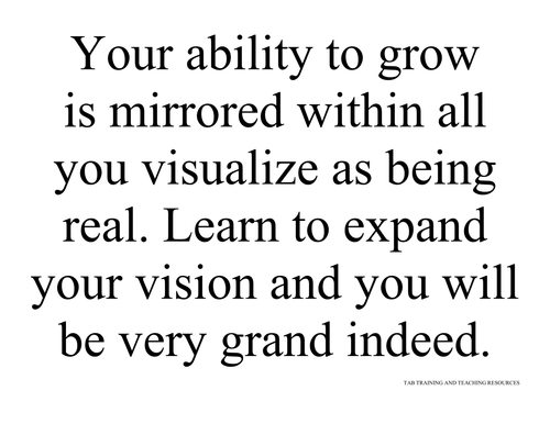 YOUR ABILITY TO GROW - POSTER