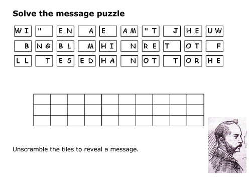 Jack the Ripper Message Puzzle