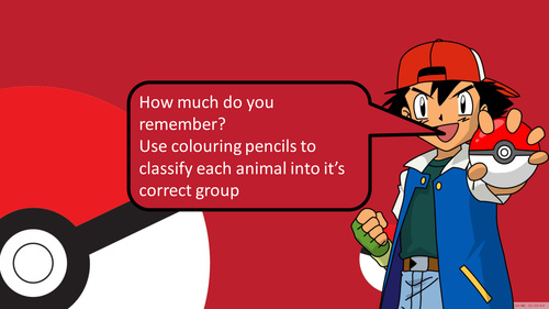 Pokemon Science - Animal Classification