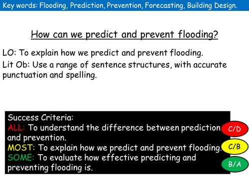 (Edexcel) Rivers: Prediction and Prevention