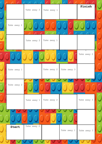 Subtraction Lego game