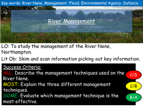 (Edexcel) Rivers: River Management - The River Nene