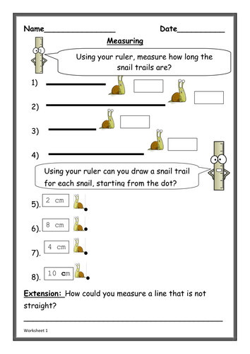 Measuring in cm