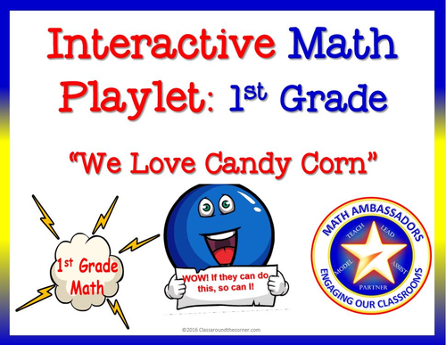 1st grade Interactive Math Playlet: We Love Candy Corn