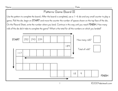 Board Game: Pattern (3)