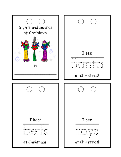 Color and Write: Christmas - Mini-Booklets (primary)