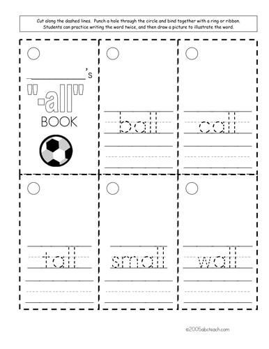 worksheet-word-family-all-words-teaching-resources