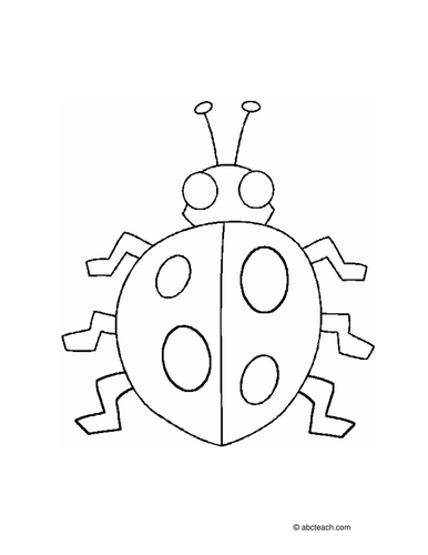 Coloring Page: Lady Bug