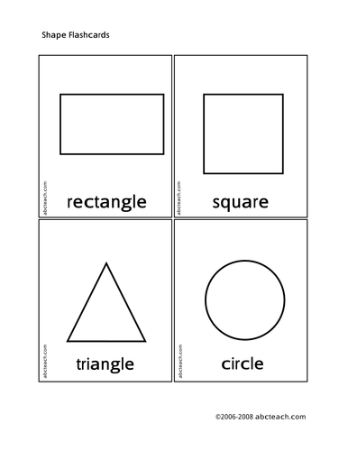 Flashcards: Shapes