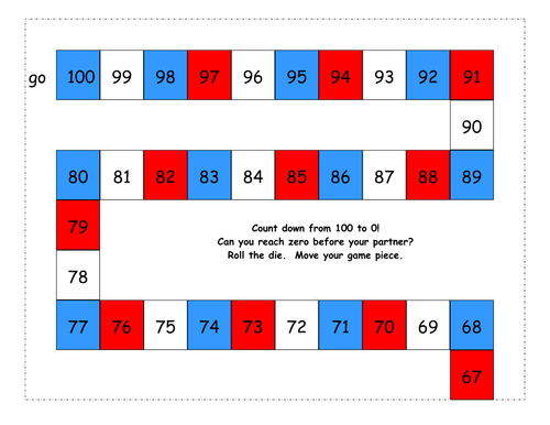 Board Game: Blast Off 0-100 (primary)