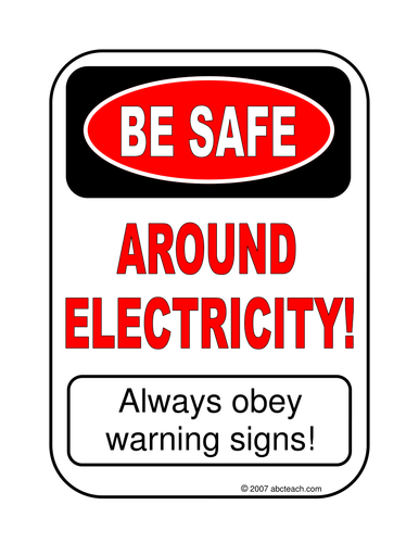 Posters: Electric Safety (primary/elem)