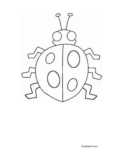 Coloring Page: Ladybug