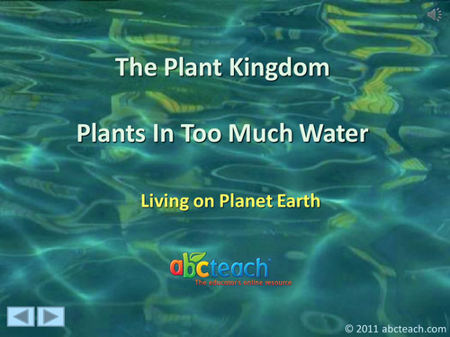 PowerPoint: Presentation with Audio: Plant Kingdom 9: Aquatic Plants  (upper elem/middle/high)