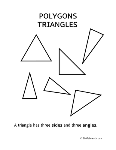 Posters: Shapes - Triangular