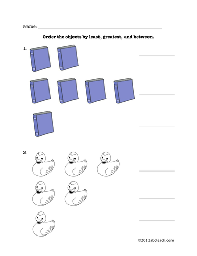 Math: Ordering and Comparing Numbers