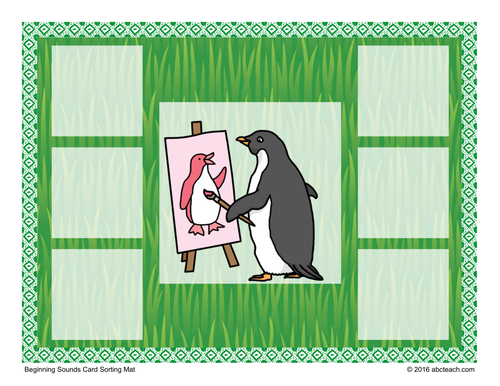 Beginning Sounds: Card Sorting Mats - Alphabet Animals P to T