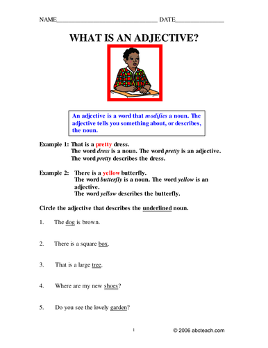 worksheets-adjectives-primary-teaching-resources