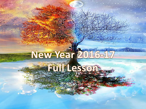 New Year 2016-17 Complete Lesson (with free starter pack)