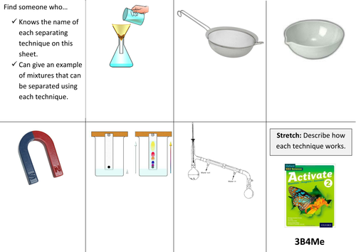 separating mixtures ks3 sow teaching resources