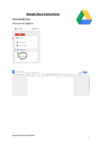 Google Apps for Education Help Sheet and Resources